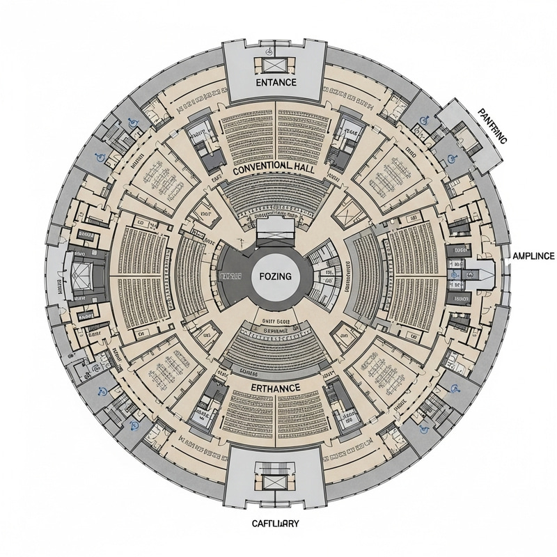 Circular Floor Plan for Conventional Hall Designs Circular Floor Plan for Conventional Hall Designs
