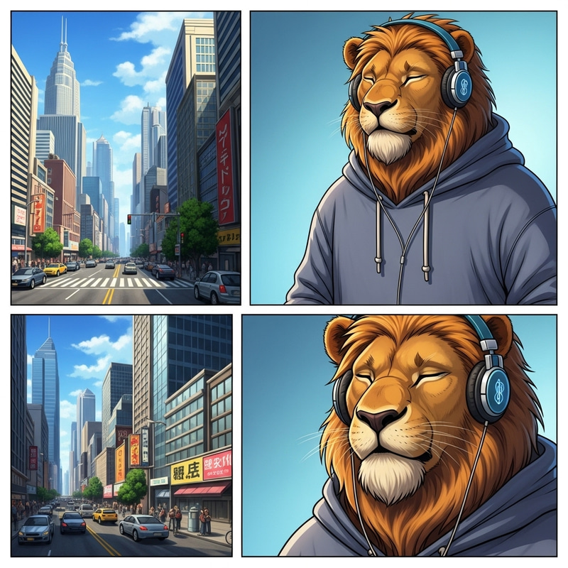Laid-back Lion in the City: A Musical Comic Adventure Laid-back Lion in the City: A Musical Comic Adventure