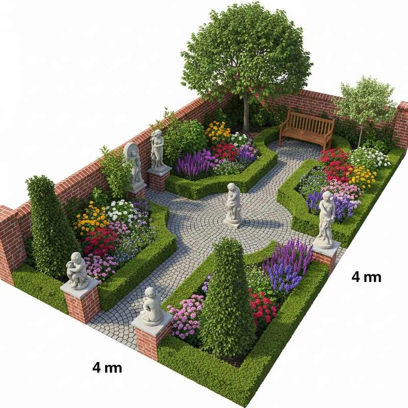 Garden Design Ideas: 7m x 4m Layout Inspiration Garden Design Ideas: 7m x 4m Layout Inspiration