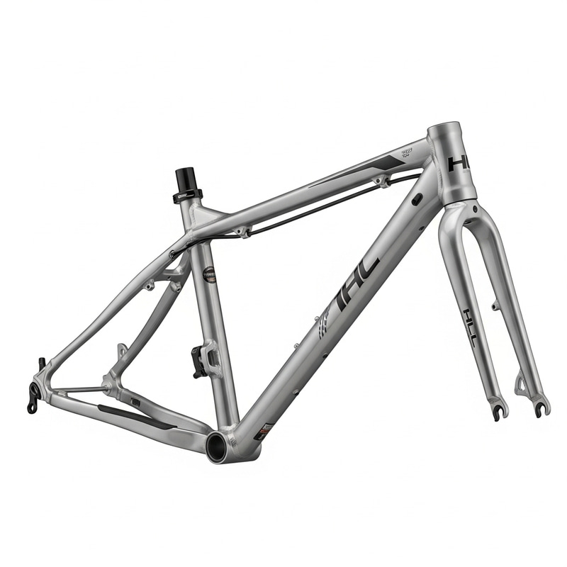 HL Mountain Silver 48 Bike Frame - Ready for Adventure