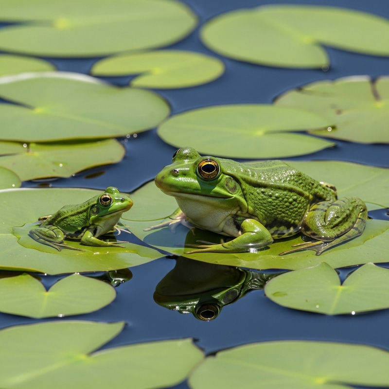 Frog Family: Inherited Traits in Nature