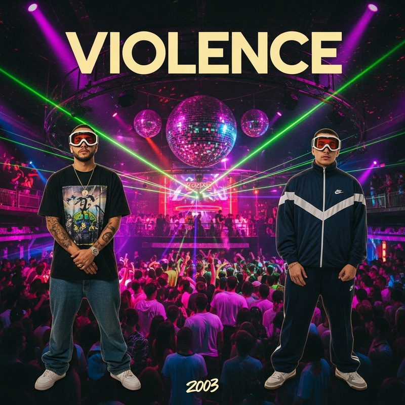 2000s Disco & Rave: Violence Album Cover 2000s Disco & Rave: Violence Album Cover