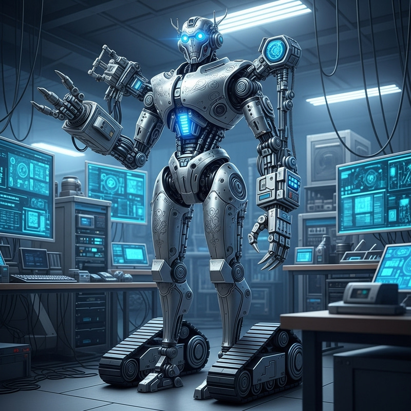 Sleek and Powerful Robot Design