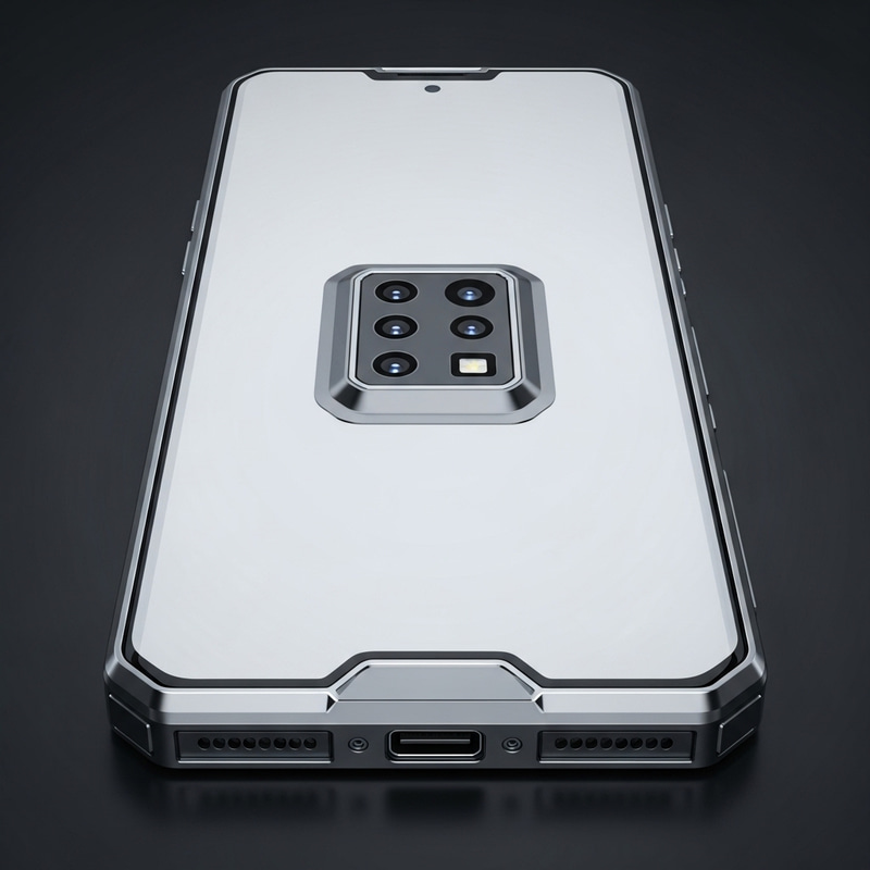 Futuristic iPhone 16 Pro Max with High-Resolution Display and Quad Camera Setup