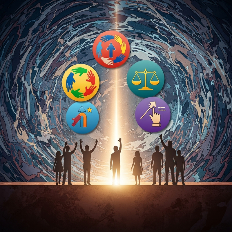 Abstract Leadership | Symbolic Glyphs & Trustworthy Platform