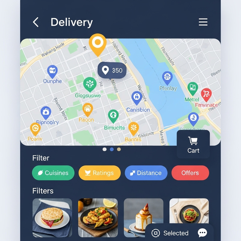 New Innovative Food Delivery Platform - User-Friendly Interface New Innovative Food Delivery Platform - User-Friendly Interface