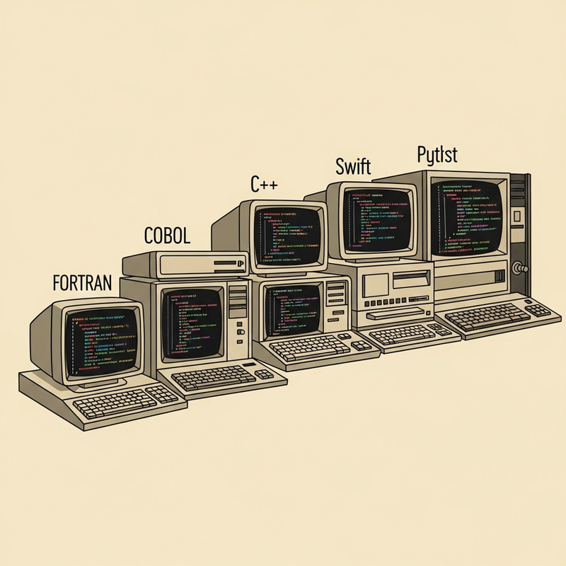 Evolution of Programming Languages: Nostalgic Retro Style Evolution of Programming Languages: Nostalgic Retro Style