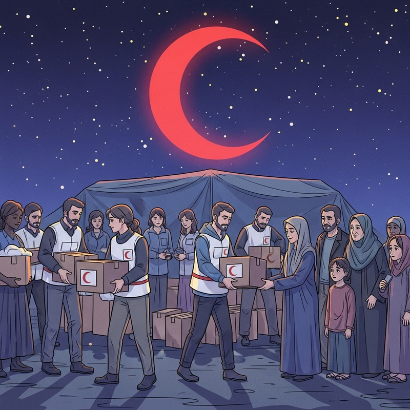 Qatari Red Crescent Provides Aid to Needy Individuals Qatari Red Crescent Provides Aid to Needy Individuals