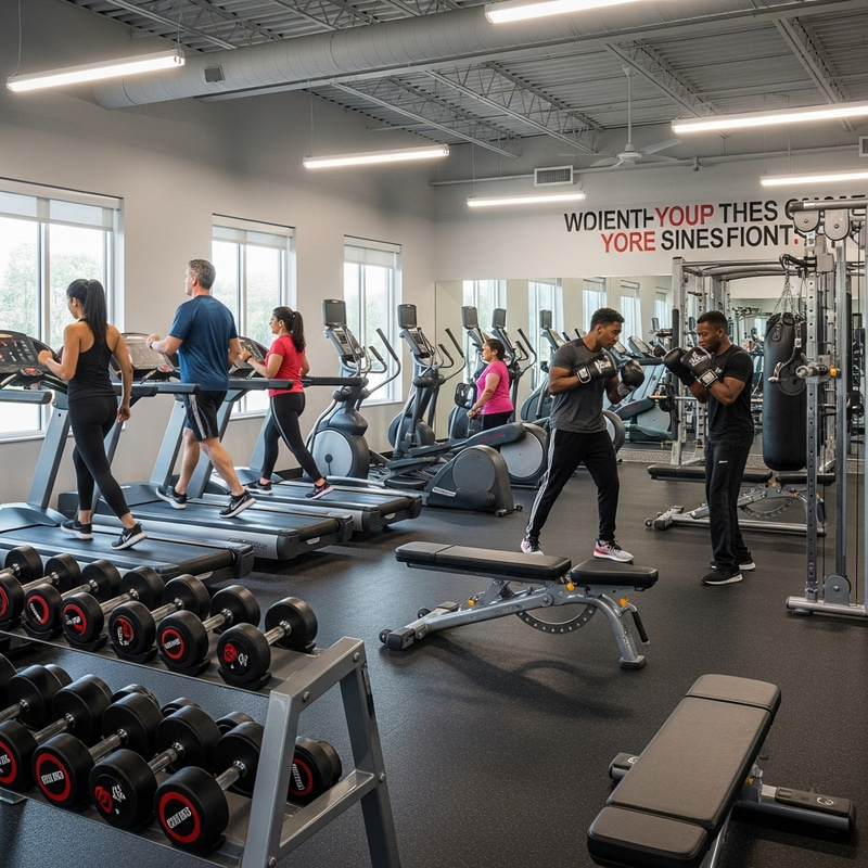 Modern Gym Equipment and Cardio Machines Modern Gym Equipment and Cardio Machines
