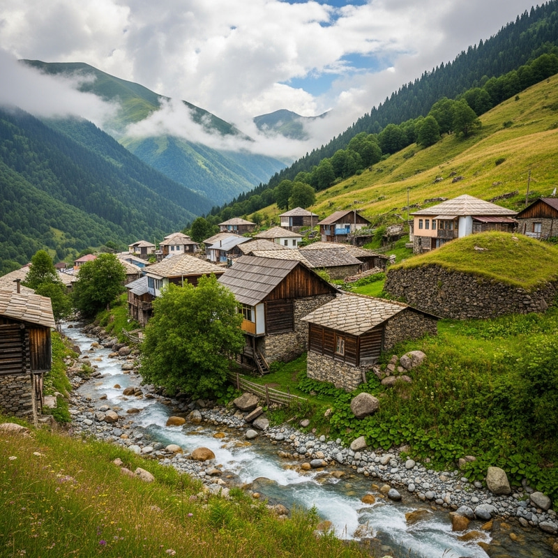 Discover the Enchanting Beauty of a Traditional Caucasian Aul Discover the Enchanting Beauty of a Traditional Caucasian Aul