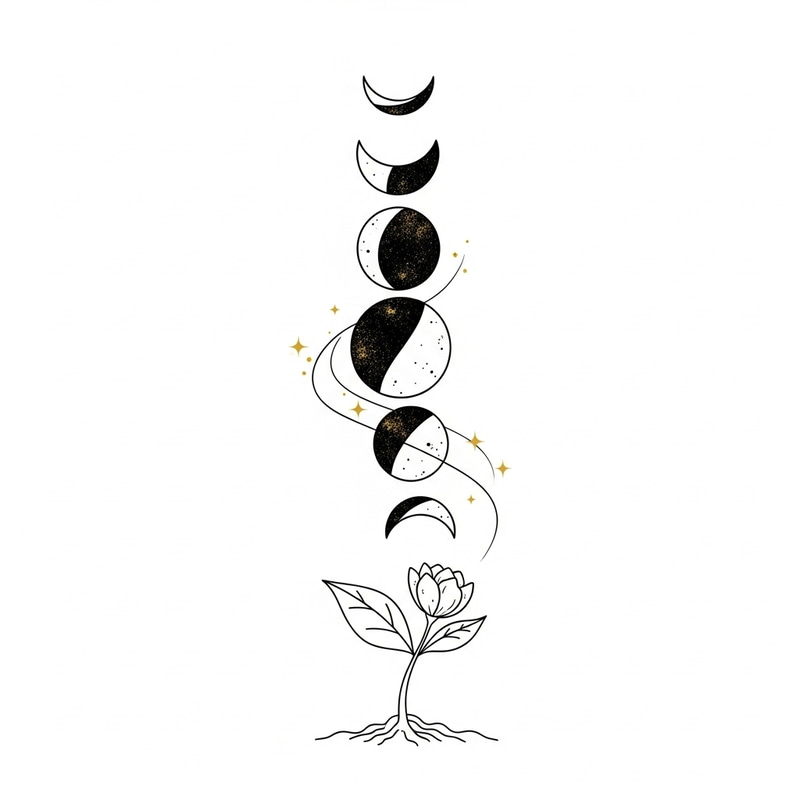 Moon Phases & Growth: Cosmic Cycles and Inner Blossoming Moon Phases & Growth: Cosmic Cycles and Inner Blossoming