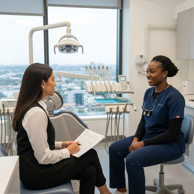 Female Dentist Interviews Female Patient Female Dentist Interviews Female Patient