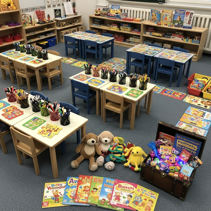 Magical Inventory of Kindergarten Classroom Games and Toys