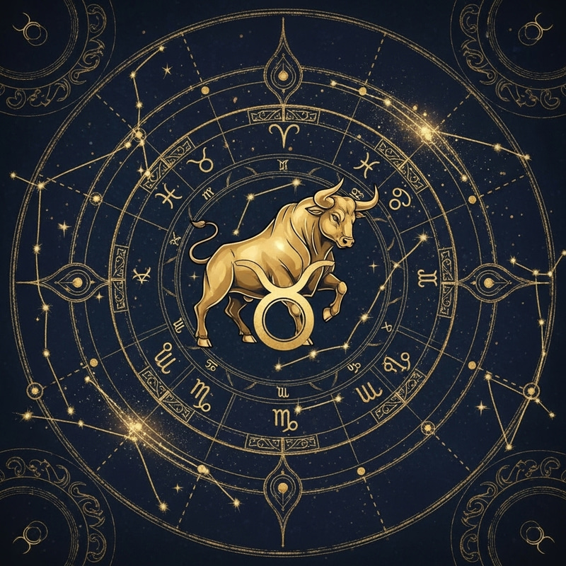 Celestial Taurus Horoscope Design | Greek Mythology Inspired