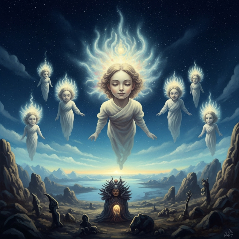 Otherworldly Entities in Celestial Cosmos: A Surreal Fantasy Otherworldly Entities in Celestial Cosmos: A Surreal Fantasy