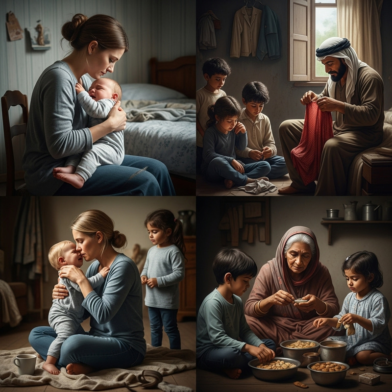 Struggling Families: Realistic & Emotional Portrayal