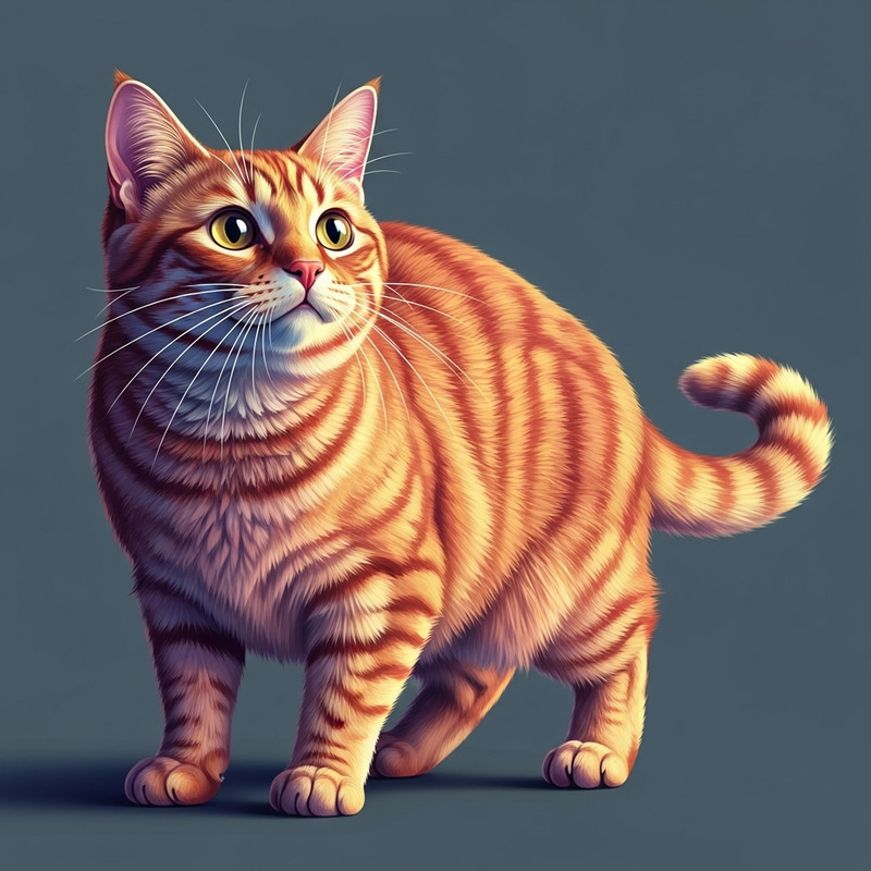 Colorful Gato Sunrise Portrait