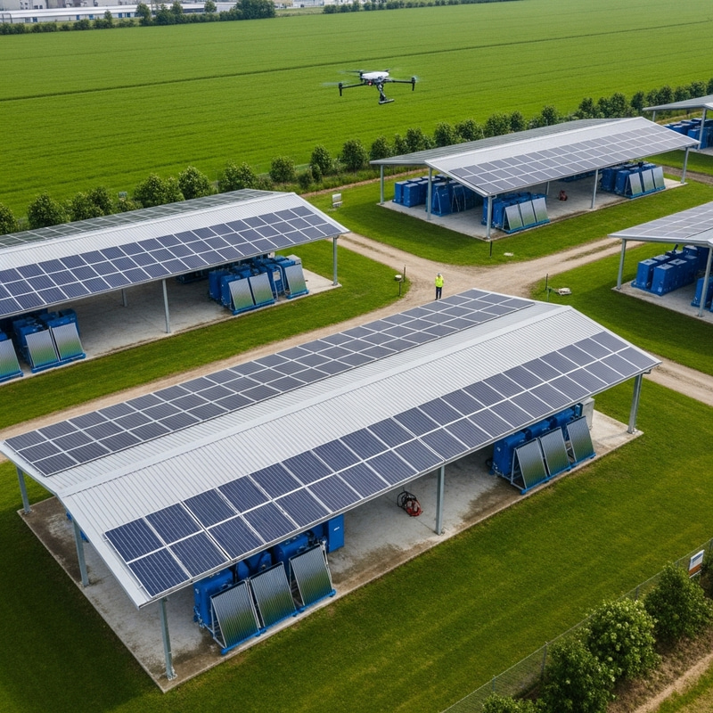 Industrial Atmospheric Water Collectors in Green Field Industrial Atmospheric Water Collectors in Green Field