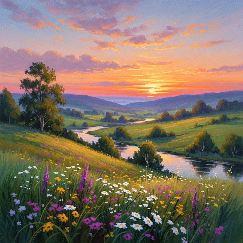 Majestic Countryside Impressionist Beauty Majestic Countryside Impressionist Beauty