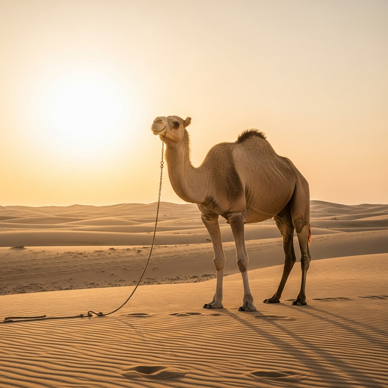Beautiful Camel Photography in Desert Wilderness Beautiful Camel Photography in Desert Wilderness