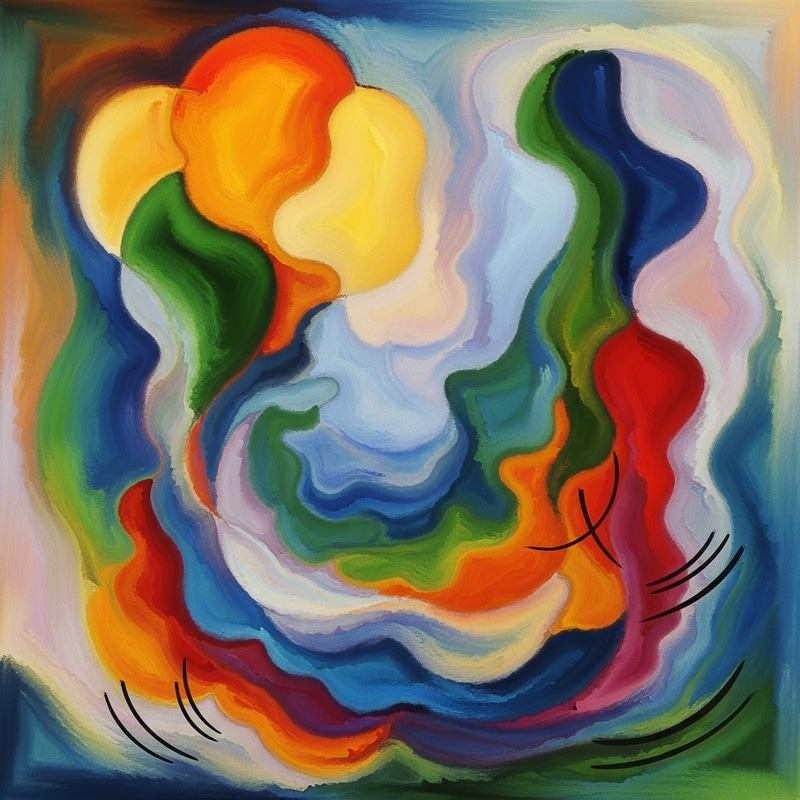 BautiDoceGutie: Abstract Harmony in Colorful Shapes