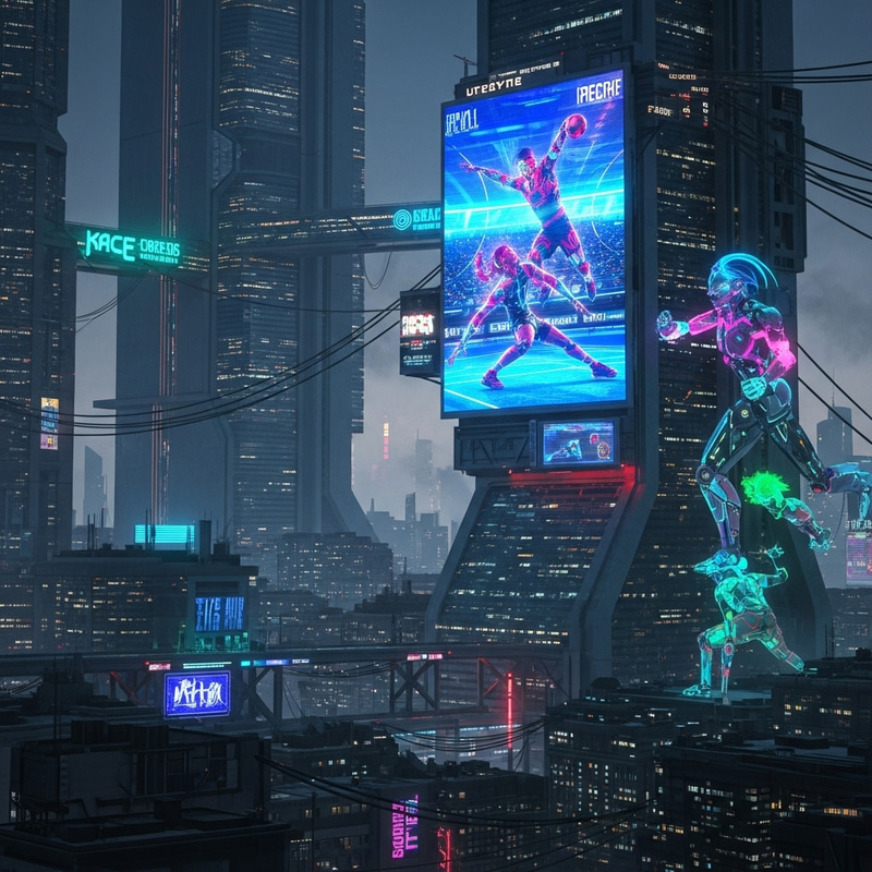 Siamsport: A Futuristic Cyberpunk Sports Spectacle Siamsport: A Futuristic Cyberpunk Sports Spectacle