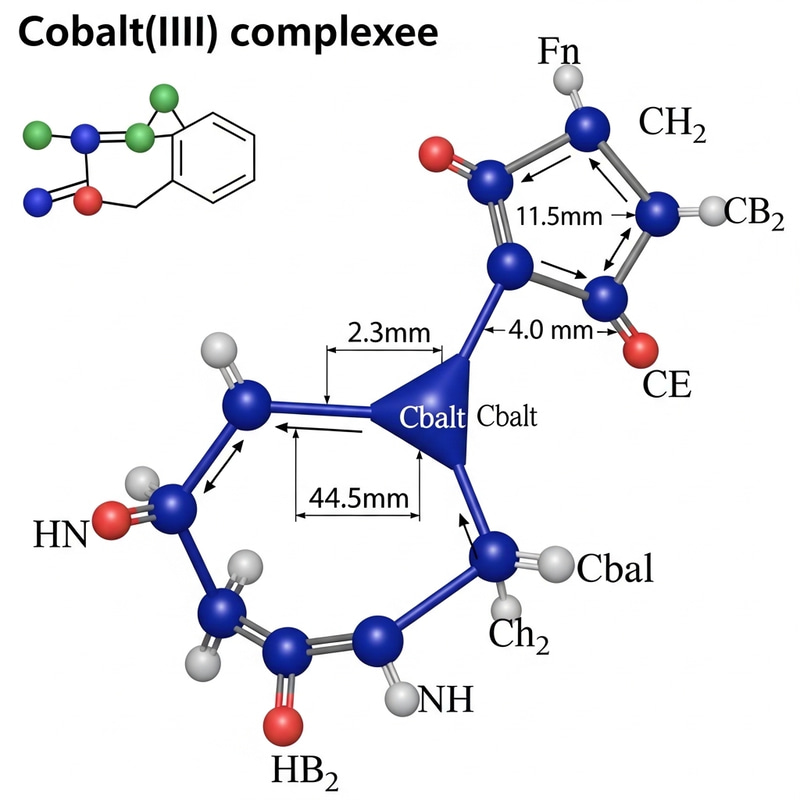 Scientific Illustration of Cobalt(III) Complexes