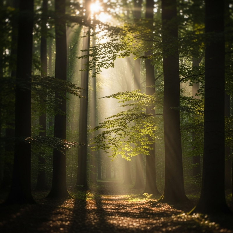 Tranquil Woodland Ethereal Glow & Miniature Effect Tranquil Woodland Ethereal Glow & Miniature Effect