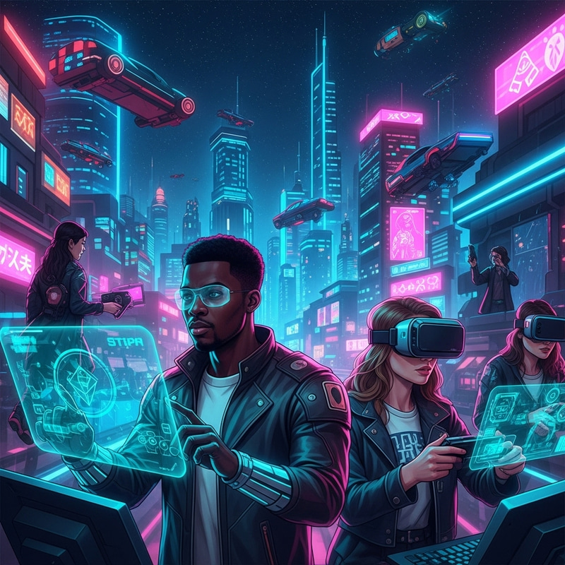 Futuristic Web3 Game Industry - Virtual Universe Vision Futuristic Web3 Game Industry - Virtual Universe Vision