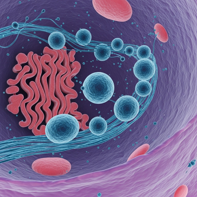 Cute Cell Structure: Golgi Vesicles in Action Cute Cell Structure: Golgi Vesicles in Action
