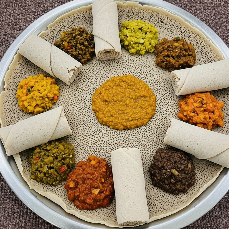 Authentic Ethiopian Injera - Delicious Traditional Dish
