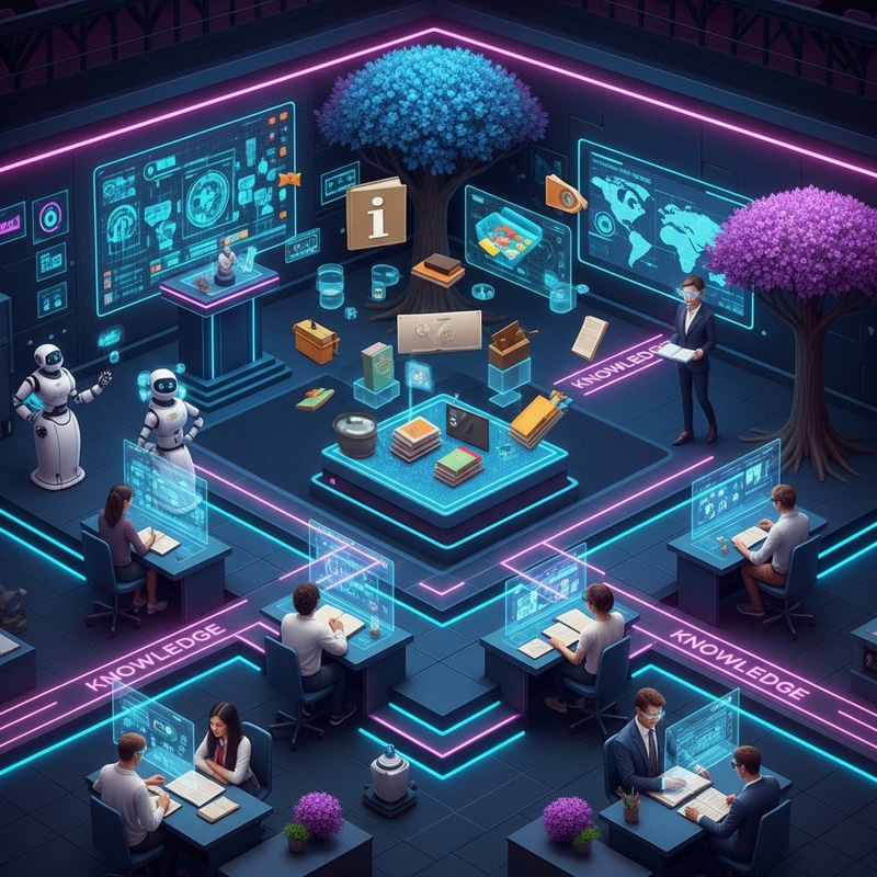 Futuristic Education Universe - Immersive E-Learning Environment Futuristic Education Universe - Immersive E-Learning Environment