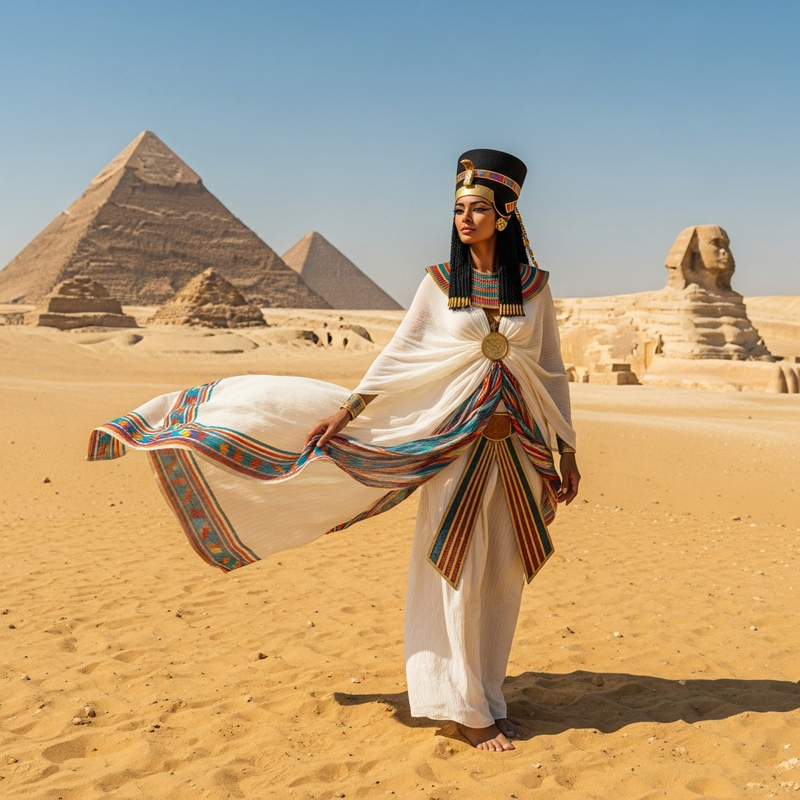 Egyptian Woman in Desert Sands | Grace & Majesty in Egypt Egyptian Woman in Desert Sands | Grace & Majesty in Egypt
