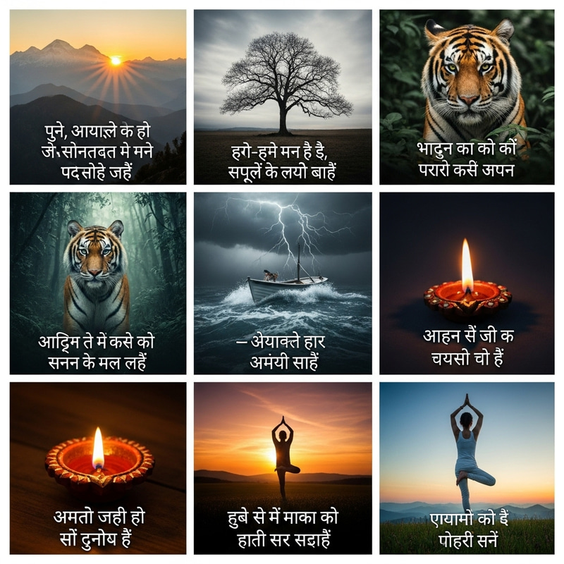 Inspiring Hindi Motivational Quotes Collage for Daily Encouragement Inspiring Hindi Motivational Quotes Collage for Daily Encouragement