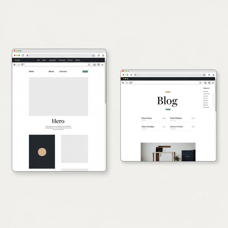 Minimalist Website Design | Clean Lines & White Space