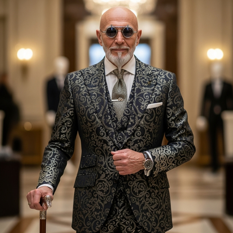 Muten Roshi in Luxury Versace Style