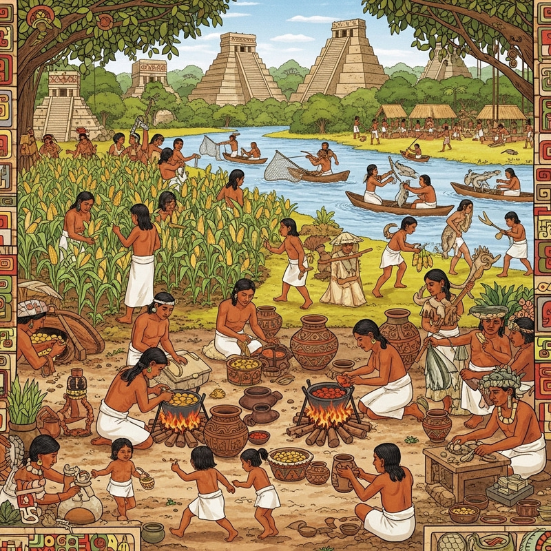 Diverse Daily Life in Pre-Columbian Times