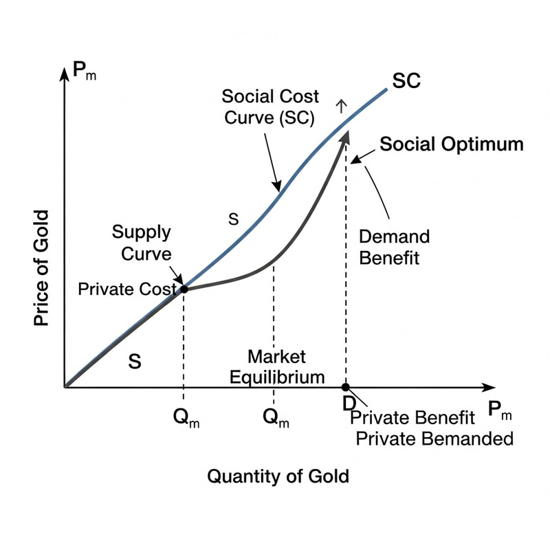 Gold Market: Illustrating Market Equilibrium vs Social Optimum Gold Market: Illustrating Market Equilibrium vs Social Optimum
