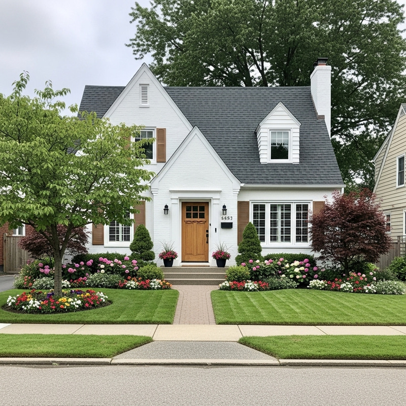 Charming Suburban Home with Well-Kept Front Yard