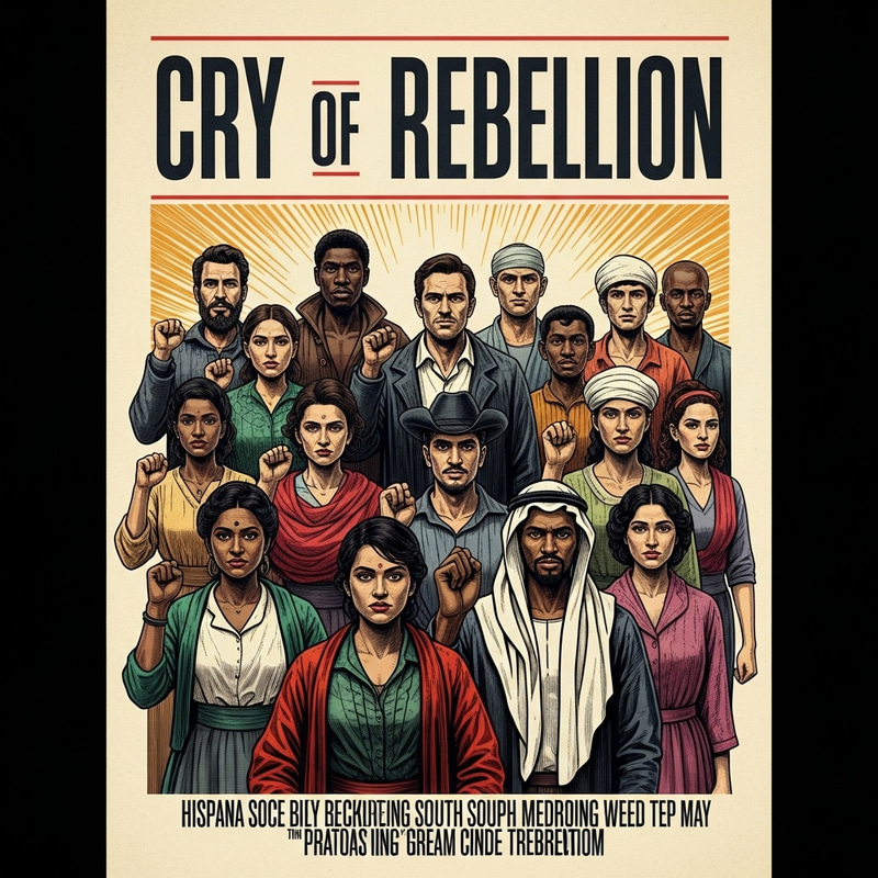 Cry of Rebellion Movie Poster | 19th Century-Inspired Design