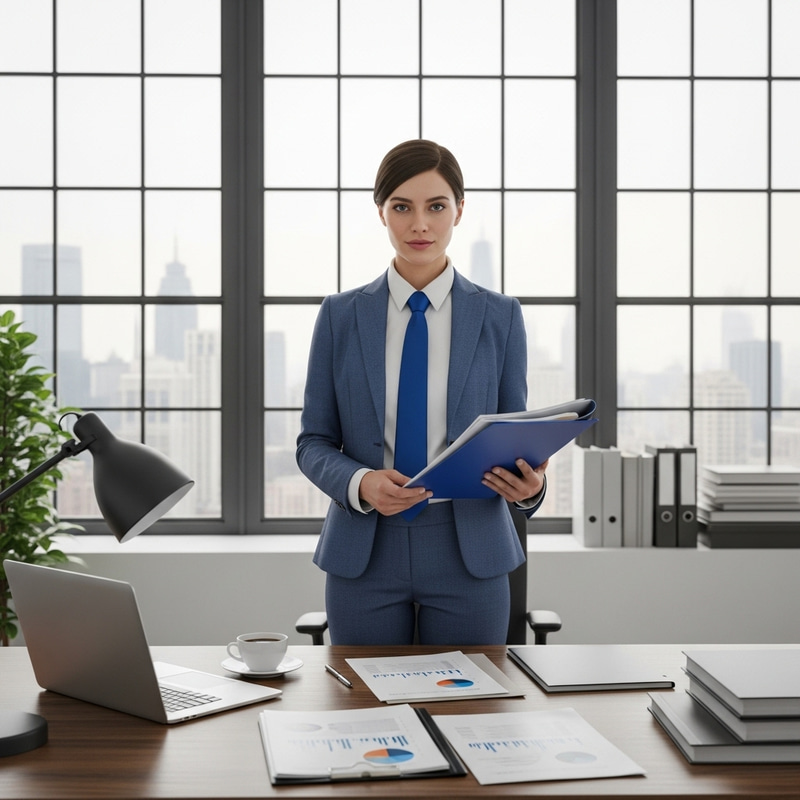 Professional Business Woman in Office Environment | Expertise Shown Professional Business Woman in Office Environment | Expertise Shown