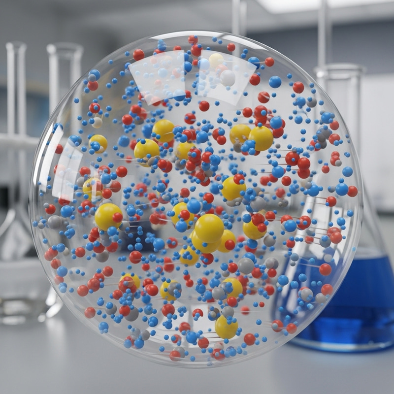 Gaseous Homogeneous Mixture Illustration Gaseous Homogeneous Mixture Illustration