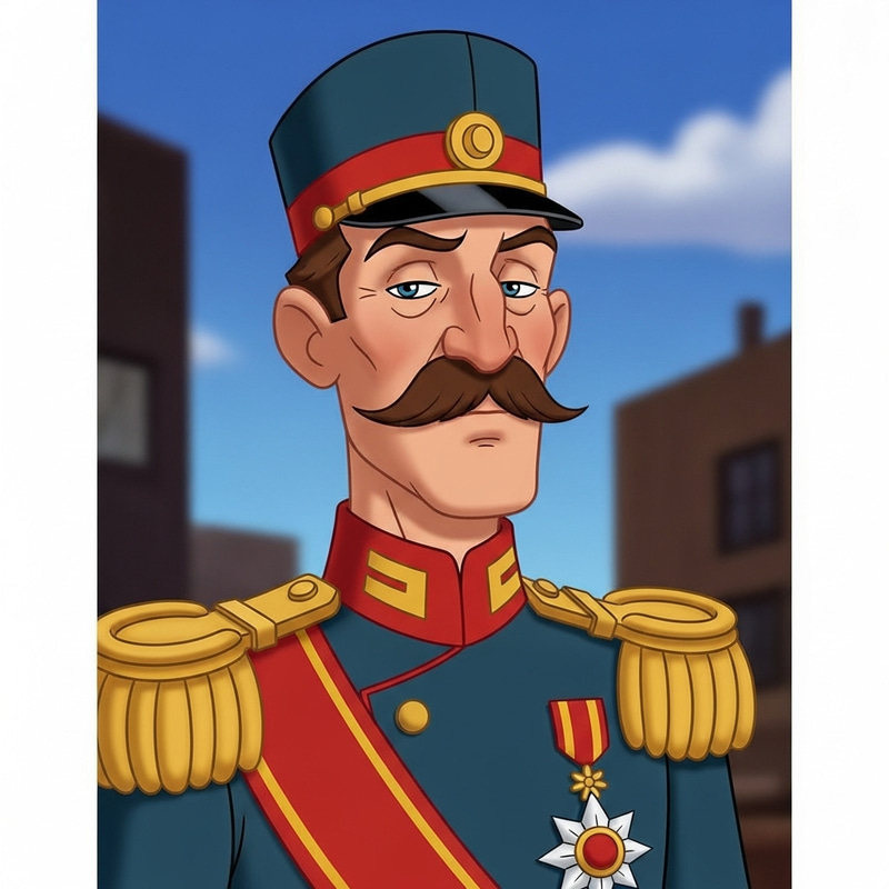 Adolf Hitler Pixar Style Illustration Adolf Hitler Pixar Style Illustration