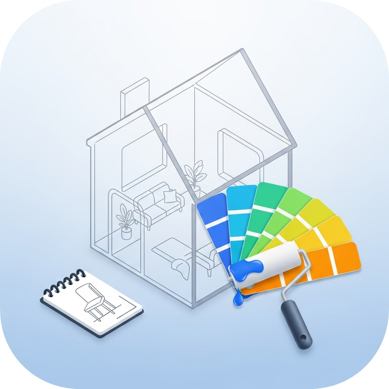 Home Decoration Software - Icon for Interior Design Tools Home Decoration Software - Icon for Interior Design Tools