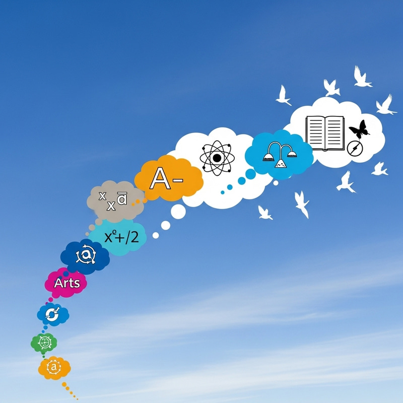 Flight of Thought: Visualizing the Complex Cognitive Journey