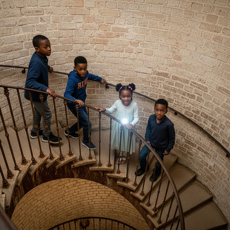 Mysterious Lighthouse Encounter with Spiraling Ghosts Mysterious Lighthouse Encounter with Spiraling Ghosts