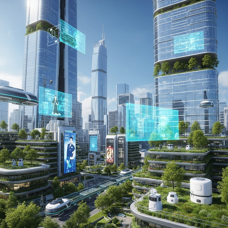 The Future World: A Seamless Harmony of Nature and Technology