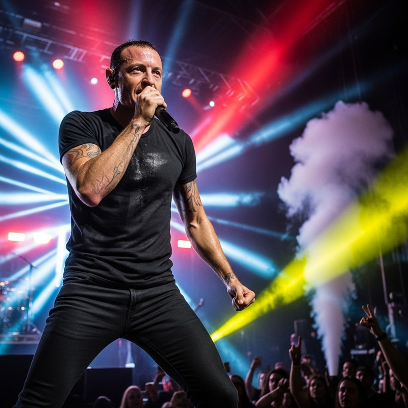 Nudist Musculature: Chester Bennington Tribute