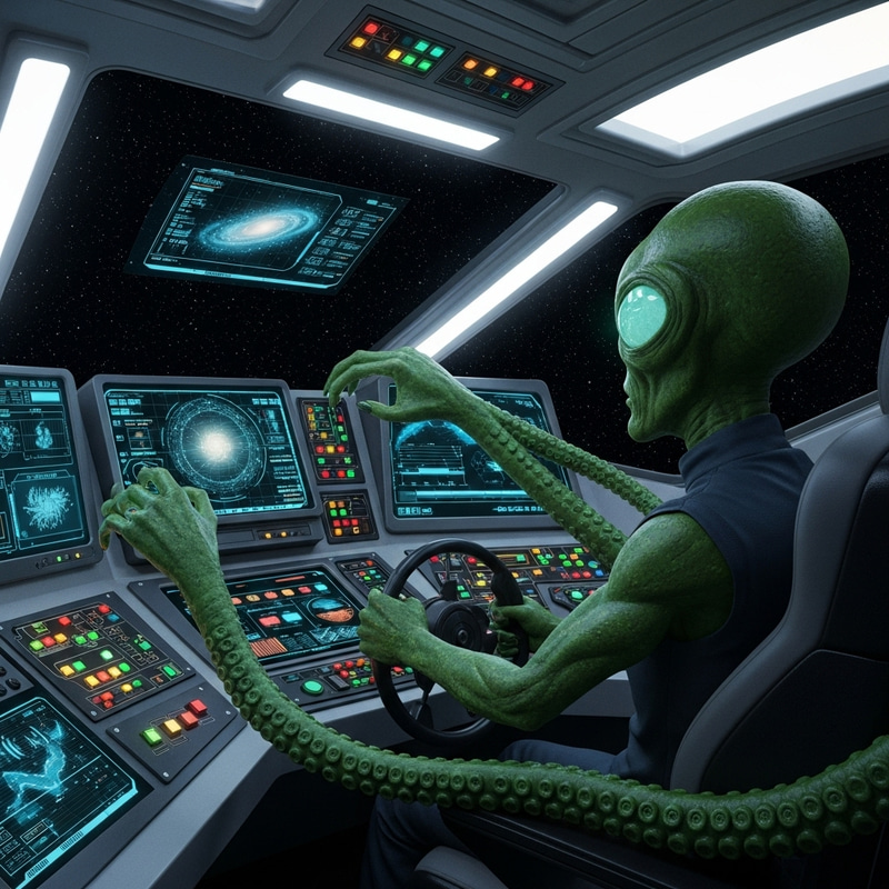 Alien Spaceship: Serene Space Journey | Galactic Exploration Alien Spaceship: Serene Space Journey | Galactic Exploration