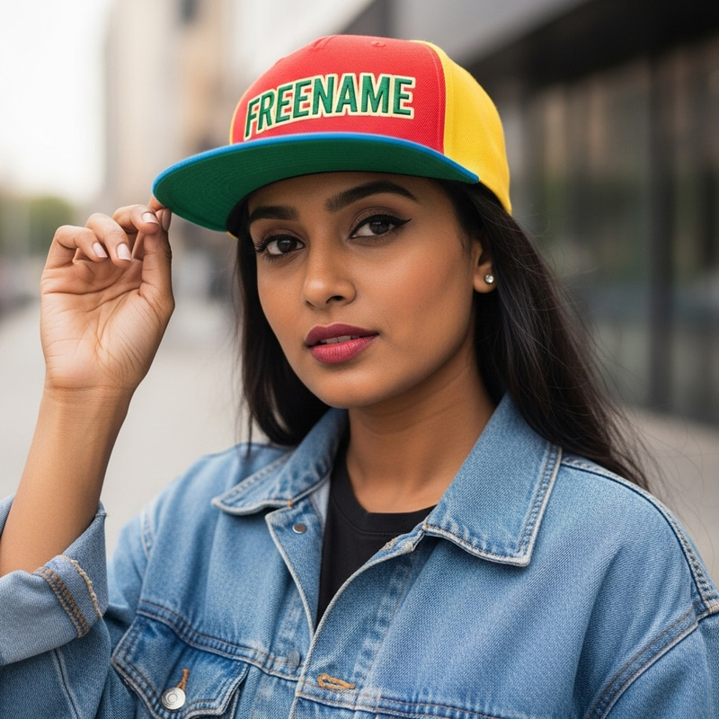 Cool Street Style: Attractive South Asian Woman in Freename Snapback